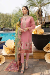 3 Pc Embroidered Unstitched Luxury Collection DD-04