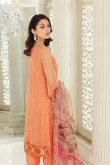 3 Pc Unstitched Embroidered Chiffon CAL21-004