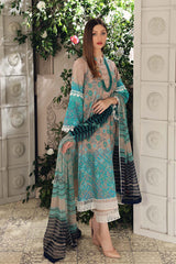 3-Pc Printed Lawn Unstitched With Lawn Dupatta CP22-80