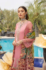 3 Pc Embroidered Unstitched Luxury Collection DD-04