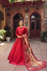 3 Pc Embroidered Suit LUX21-12