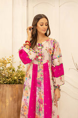 1-PC Digital Printed Lawn Frock CPM21-05