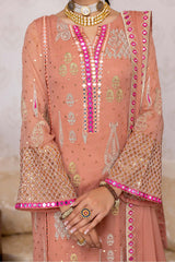 3-Pc Charizma Unstitched Polly Chiffon Collection CPC22-06