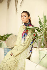 3 Pc Unstitched Embroidered Marina CIN21-17