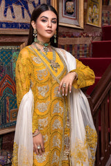 3 Pc Unstitched Embroidered Chiffon CCE21-02
