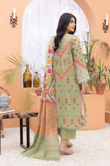 3-Pc Printed Lawn Unstitched With Voil Dupatta CP22-017