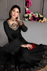 3 Pc Embroidered Organza Suit CMA21-25-B