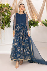 3-Pc Organza Gown With Lining and Organza Dupatta CMA23-11