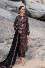 3-PC Unstitched Printed Lawn Shirt with Embroidered Dupatta and Trouser PM4-03