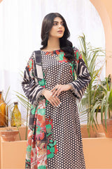 3-Pc Printed Lawn Unstitched With Voil Dupatta CP22-011