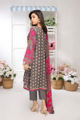 3-Pc Printed Lawn Unstitched With Voil Dupatta CP22-062