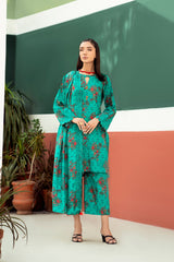 3-Pc Charizma Unstitched Embroidered Khaddar With Wool Shawl ANW-04