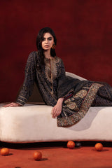 3-PC Embroidered Raw-Silk Shirt with Organza Dupatta and Trouser CMA-4-04