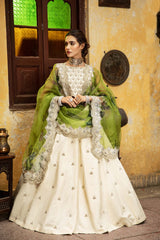 3 Pc Embroidered Silk Lehnga STM21-15