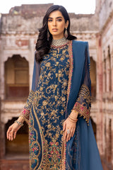 3-Pc Charizma Unstitched Luxury Chiffon Collection DJW-01