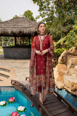 3 Pc Embroidered Unstitched Luxury Collection DD-03