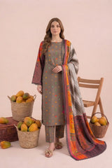 3-PC Stitched Embroidered CPM-6-218