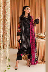 3-Pc Charizma Unstitched Embroidered Chiffon VSL-05