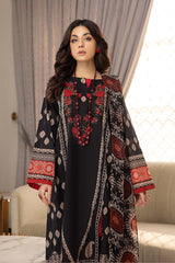 3-Pc Printed Lawn Unstitched With Chiffon Dupatta CP22-004