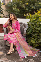 3-Pc Unstitched Embroidered Suit RM22-27