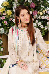 3-Pc Charizma Unstitched Premium Chiffon Collection CPC23-02