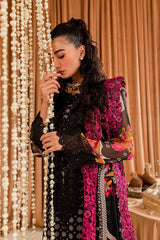 3-Pc Charizma Unstitched Embroidered Chiffon VSL-05