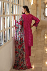 3-Pc Charizma Printed Suits With Printed Marina Shawls CPW22-02