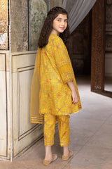3-Pc Lawn Embroidered Shirt With Straight Trouser and Poly Net Dupatta CKP23-14