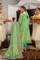 3 Pc Unstitched Embroidered Cambric Jacquard CJ-05