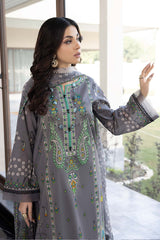 3-Pc Printed Lawn Unstitched With Chiffon Dupatta CP22-009