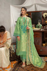 3 Pc Unstitched Embroidered Cambric Jacquard CJ-05