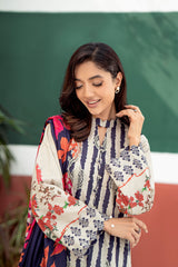 3-Pc Charizma Unstitched Embroidered Khaddar With Wool Shawl ANW-01