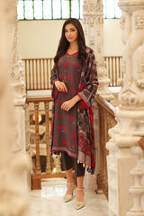 3-Pc Charizma Printed Suits With Printed Marina Shawls CPW22-06