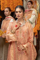 3 Pc Unstitched Embroidered Cambric Jacquard CJ-06