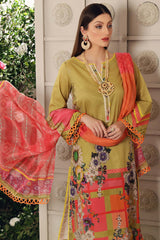 3-pc Unstitched Lawn with Chiffon Dupatta CP-56