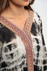 1-PC Embroidered Raw-Silk Shirt CNP-3-237