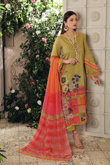 3-pc Unstitched Lawn with Chiffon Dupatta CP-56