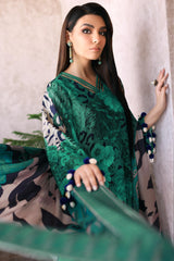 3-Pc Unstitched Printed Staple Suit With Embroidered Wool Shawl Dupatta CPMW3-05