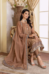3-Pc Charizma Unstitched Polly Chiffon Collection CPC22-03