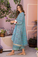 3 Pc Charizma Unstitched Luxury Embroidered Eid Collection ED23-04