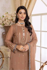 3-Pc Charizma Unstitched Polly Chiffon Collection CPC22-03
