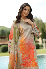 3-PC Unstitched Embroidered Lawn CH6-13