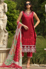 3-PC Unstitched Embroidered Lawn CH6-15