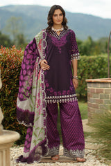 3-PC Unstitched Embroidered Lawn Collection CC6-005