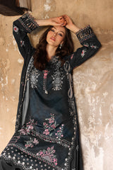 3-PC Unstitched Embroidered Linen Collection  ANW7-01