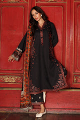 3-PC Unstitched Embroidered Linen Collection  ANW7-02