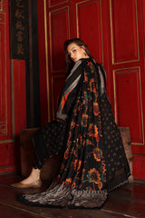 3-PC Unstitched Embroidered Linen Collection  ANW7-02
