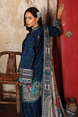 3-PC Unstitched Embroidered Linen Collection  ANW7-09