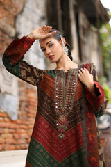 3-PC Unstitched Embroidered Linen Collection  ANW7-06