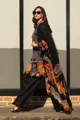 3-PC Unstitched Embroidered Lawn Collection CC6-002